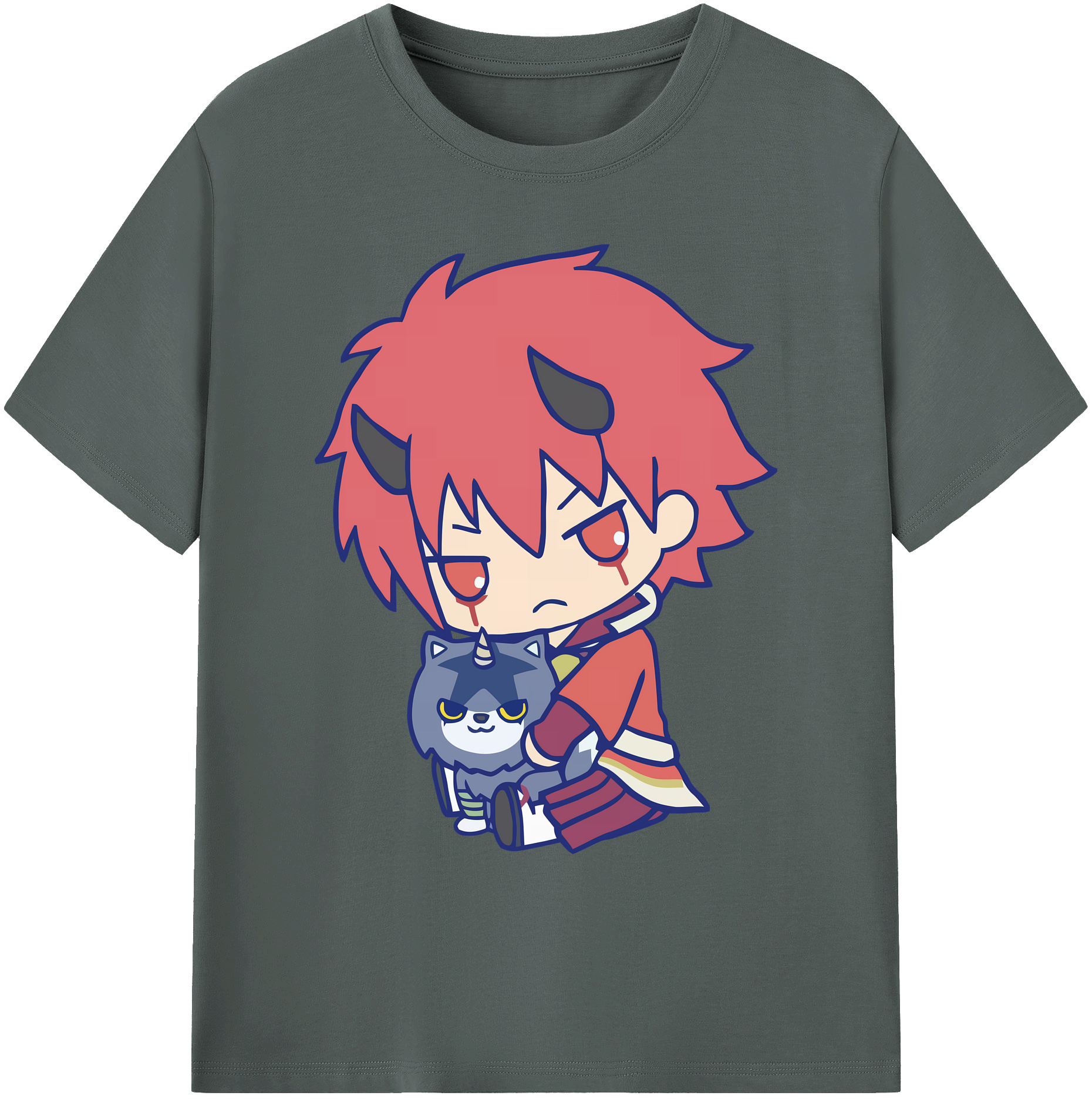 （画像用） 転スラ Regarding Reincarnated to Slime 綿100％ メンズ半袖Tシャツ｜肌触りやわらか＆通気性